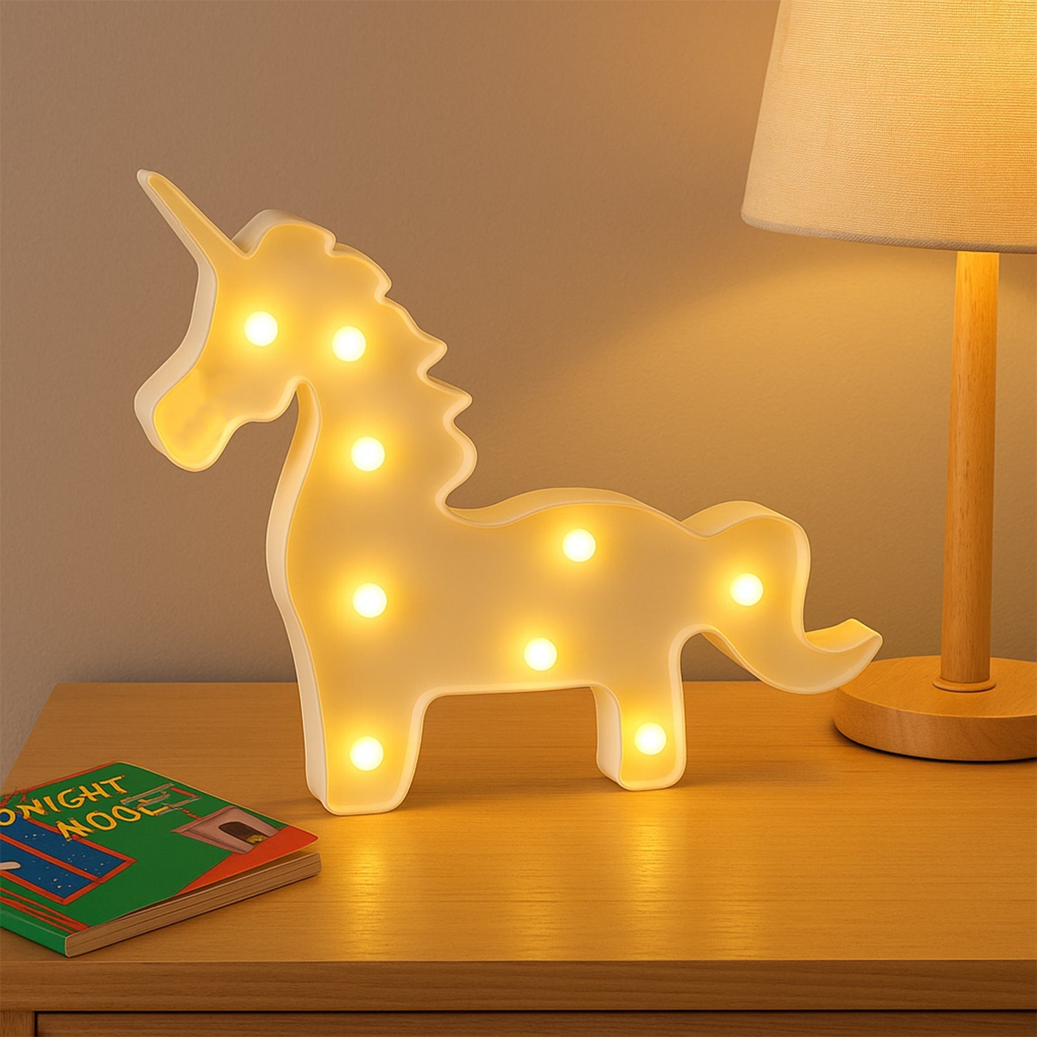 Unicorn Shaped LED Decorative Night Light (1 Pc) Unicorn Shaped LED Decorative Night Light (1 Pc)